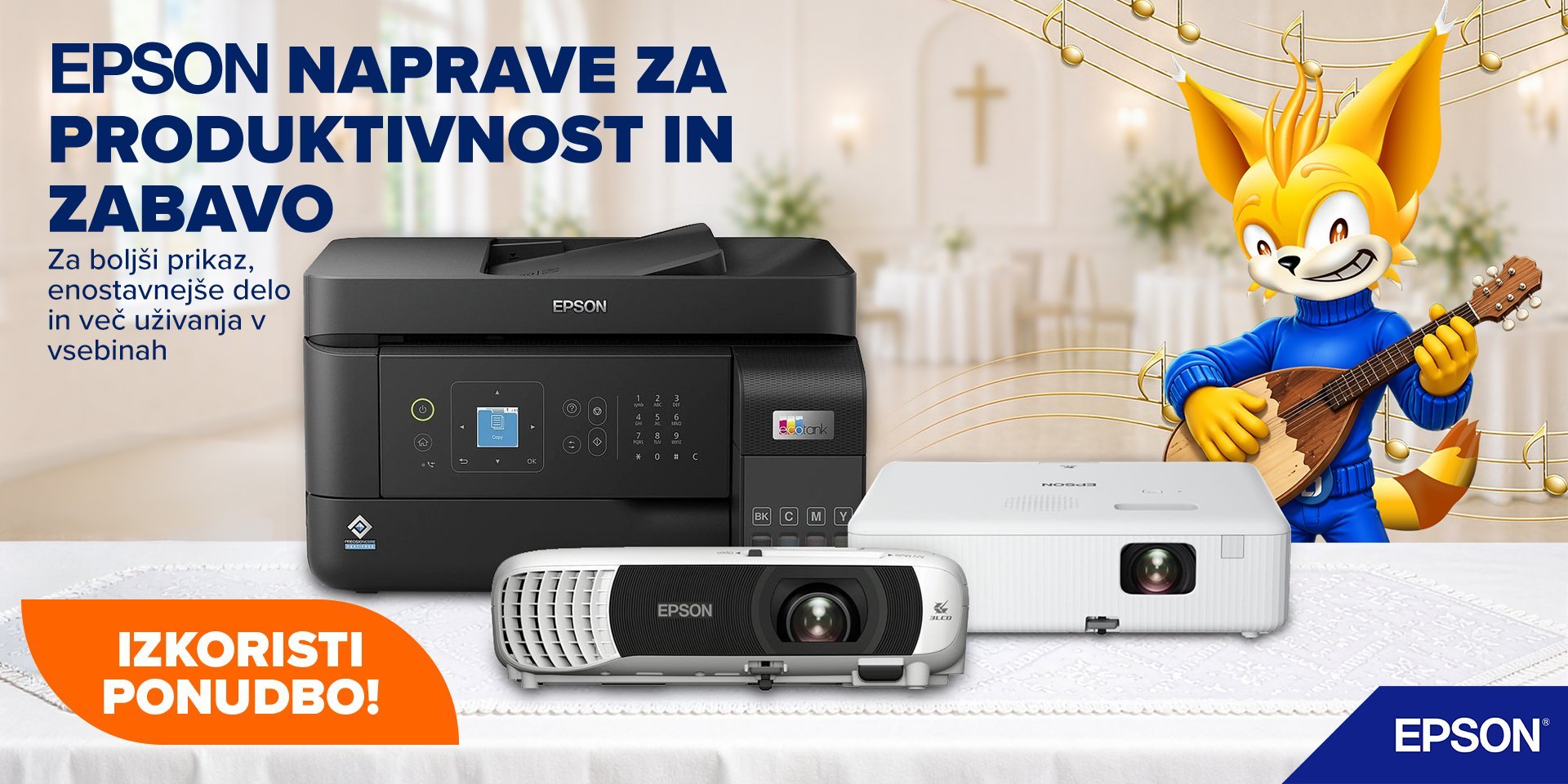 epson tiskalniki in projektorji po odličnih cenah